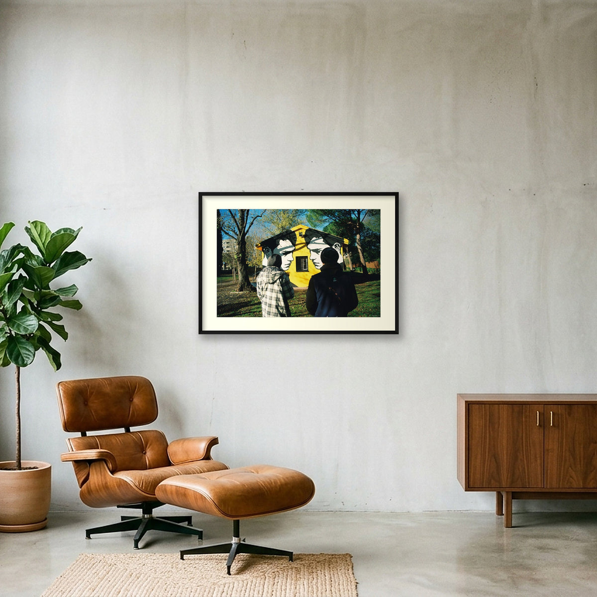 BROTHERS OF THE NOW — 100×70cm, 39×28" Black Frame