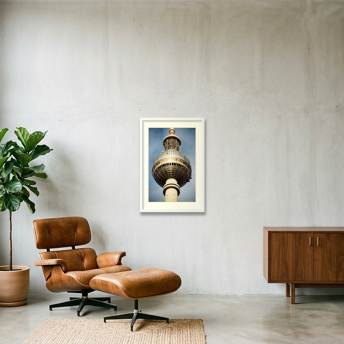 OKTOBERLIN — 40×60cm, 16×24" White Frame
