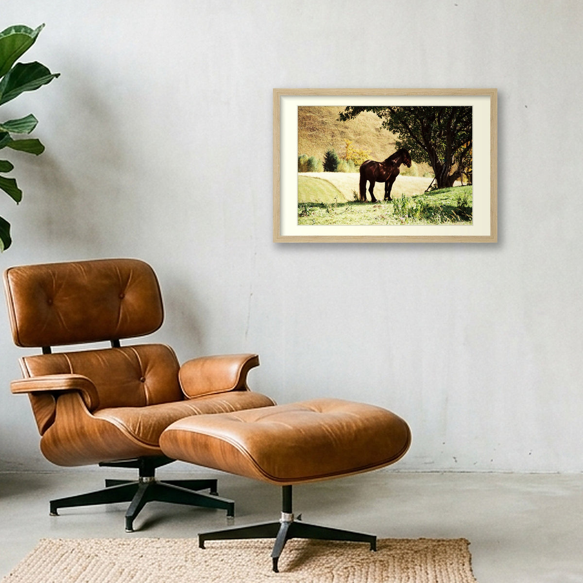 STEADY SUMMER — 45×30cm, 18×12" Oak Frame