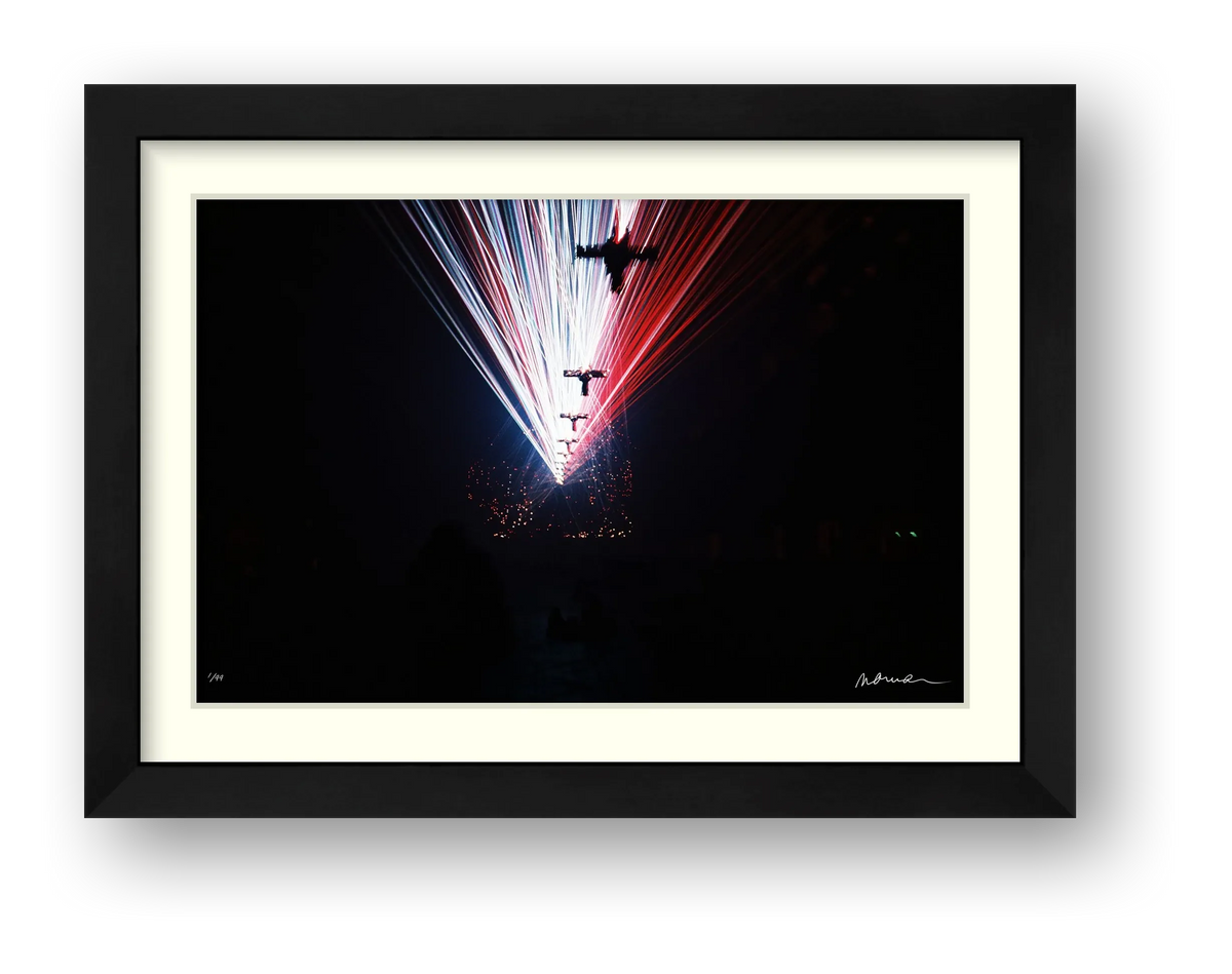 LASER FOCUS — framed