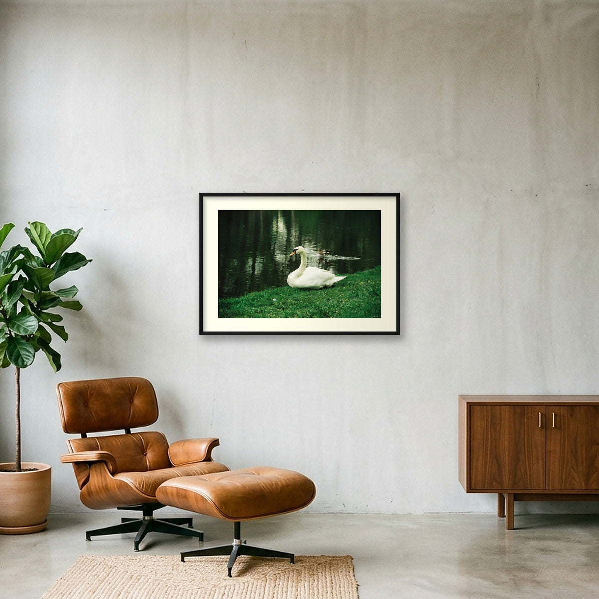 NATURE SPEAKS — 100×70cm, 39×28" Black Frame