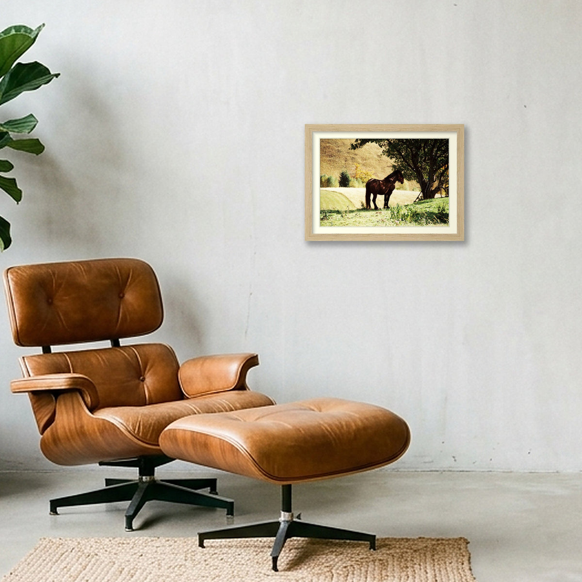STEADY SUMMER — A4 (30×21cm, 12×8") Oak Frame