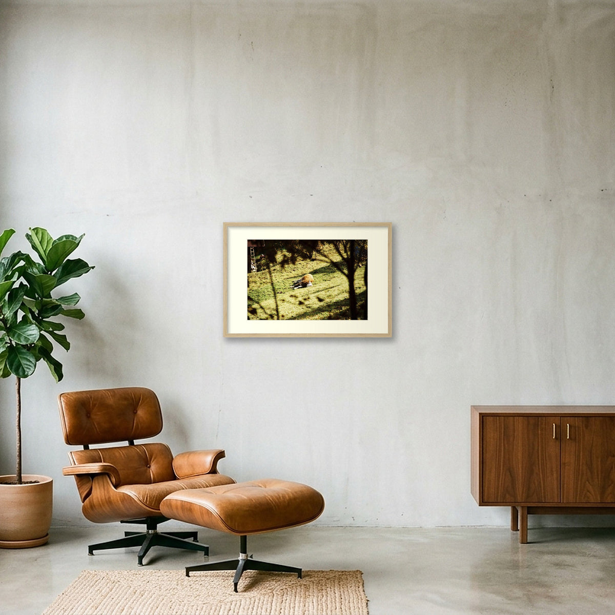 PLACE LIKE THIS — 60×40cm, 24×16" Oak Frame