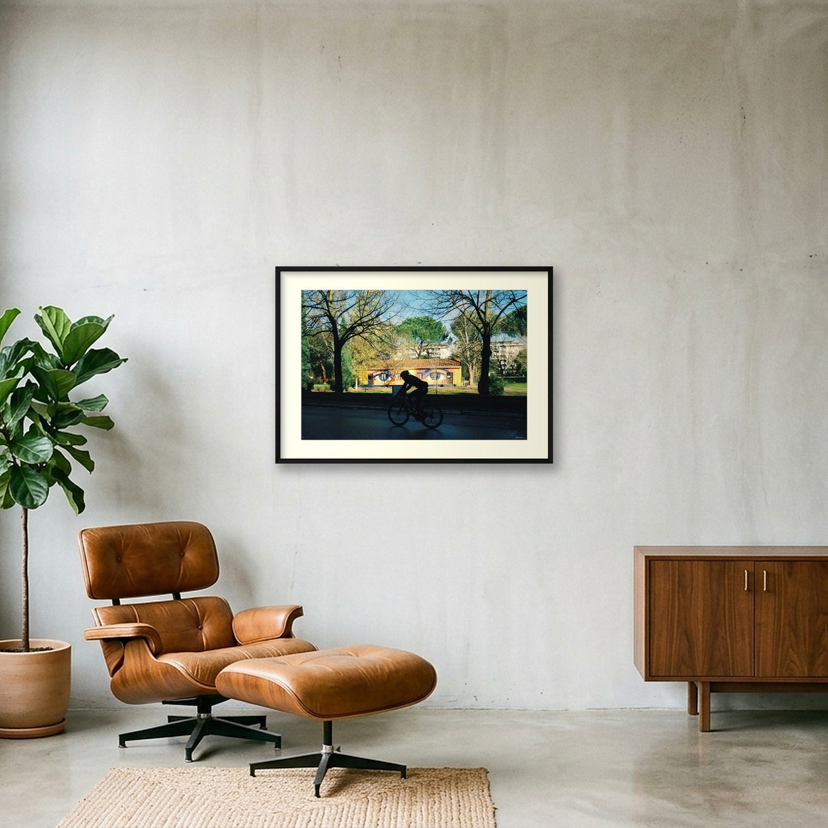 EYES C U — 100×70cm, 39×28" Black Frame