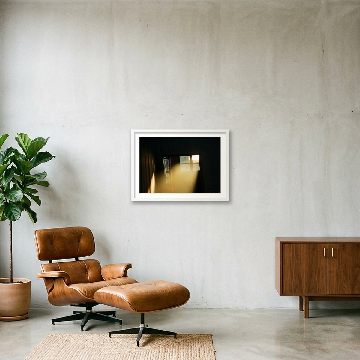 AGELESS LOVE — 59×42cm, 23×17" White Frame