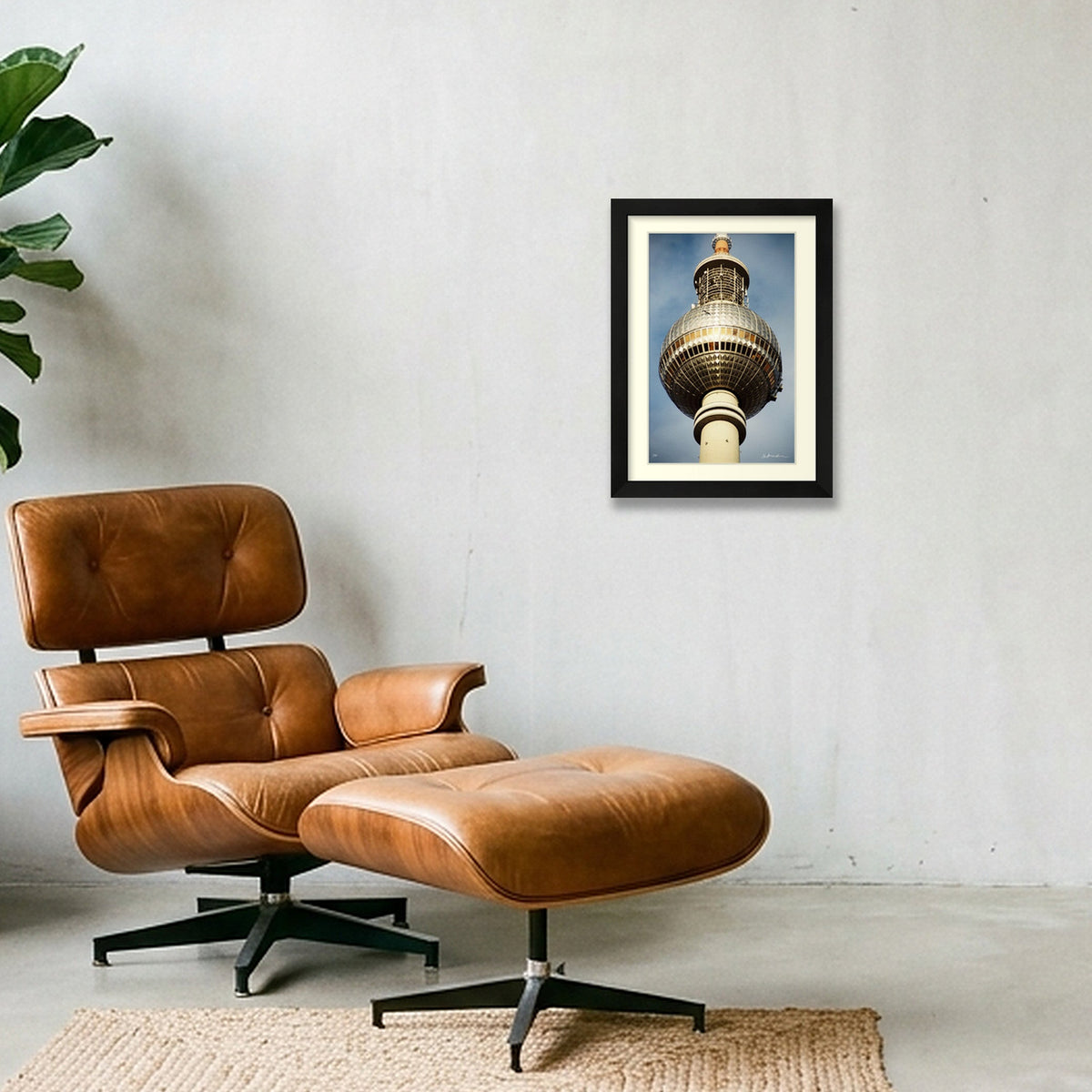 OKTOBERLIN — A4 (21×30cm, 8×12") Black Frame