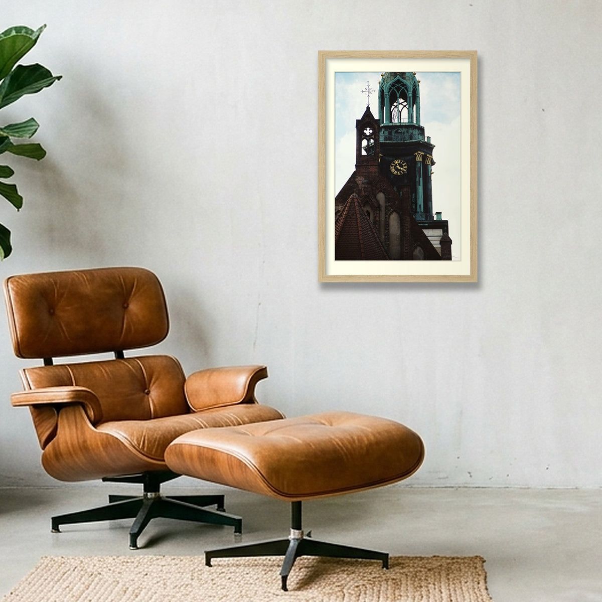 UNIVERSAL TIMING — 30×45cm, 12×18" Oak Frame