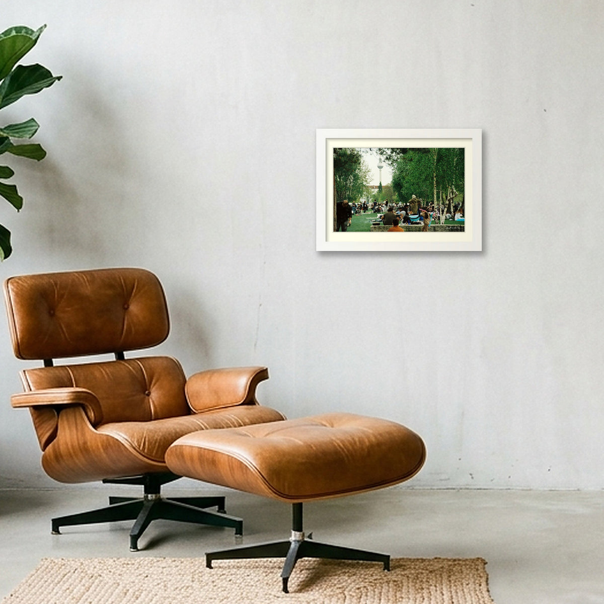 MAUER POWER — A4 (30×21cm, 12×8") White Frame