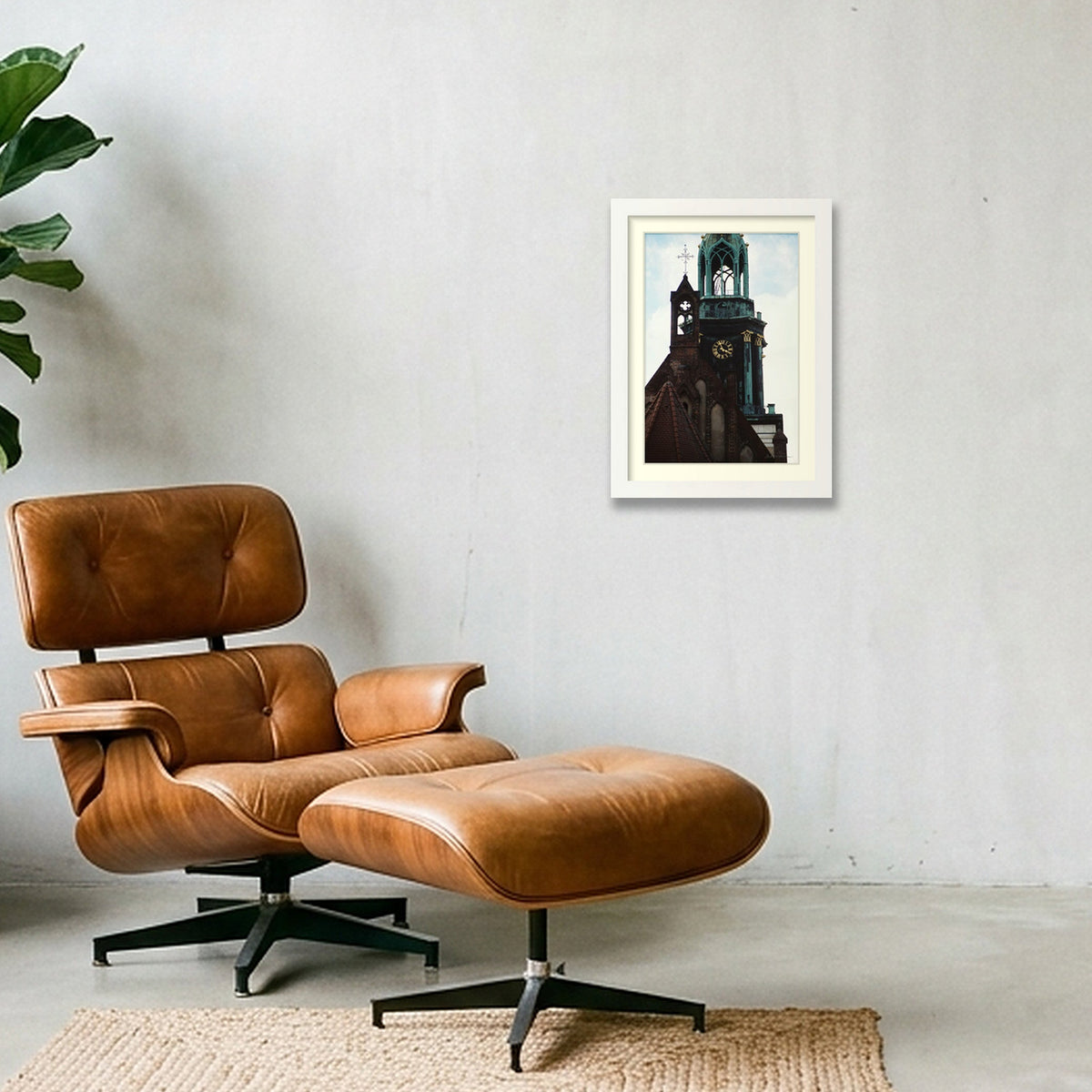 UNIVERSAL TIMING — A4 (21×30cm, 8×12") White Frame