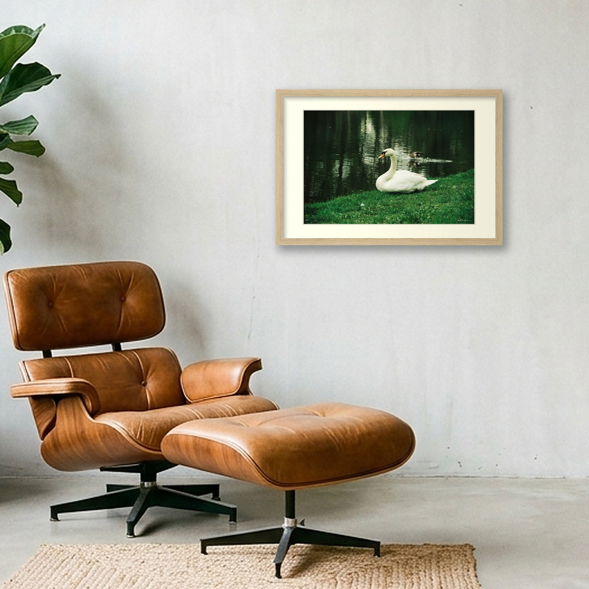NATURE SPEAKS — 45×30cm, 18×12" Oak Frame
