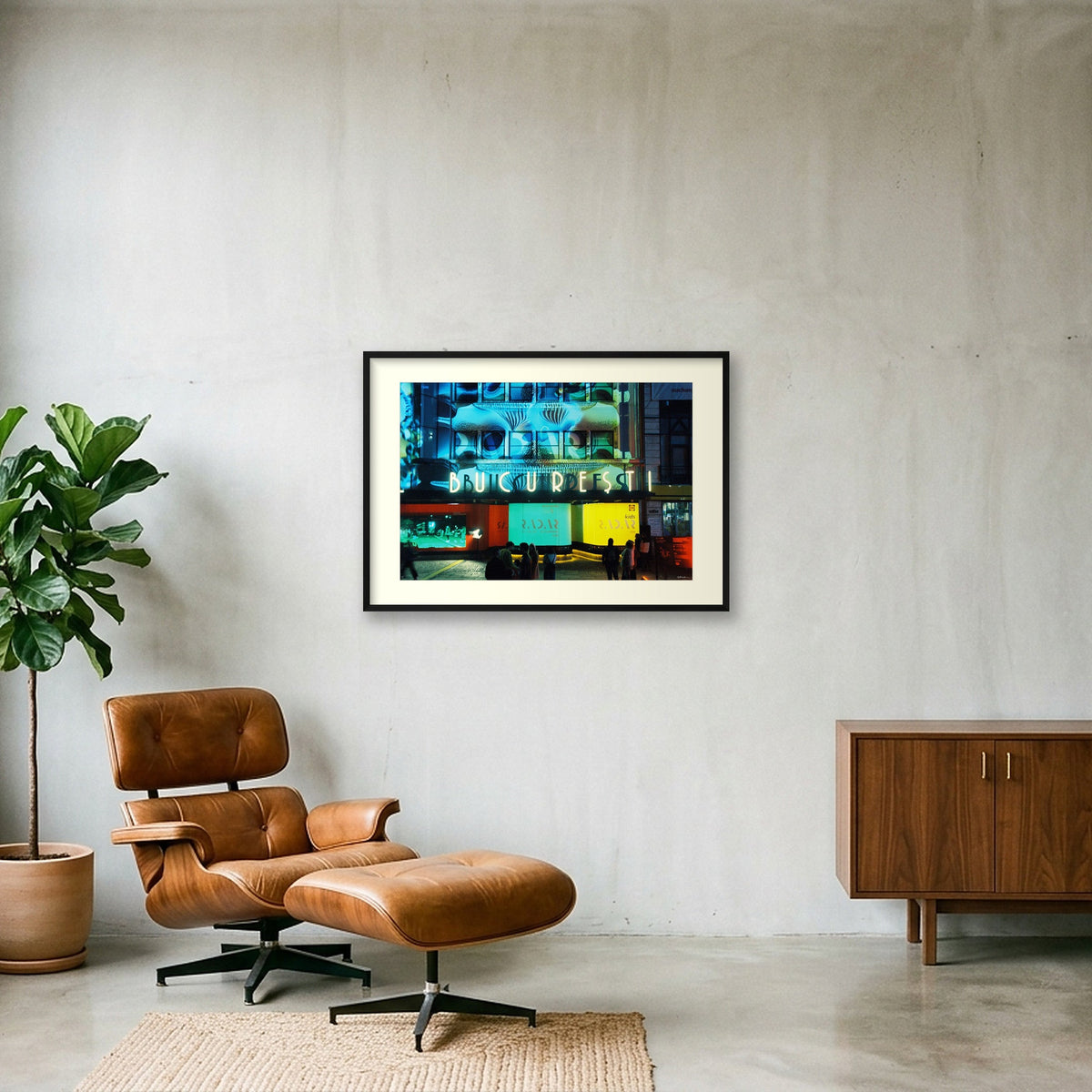 META — 100×70cm, 39×28" Black Frame