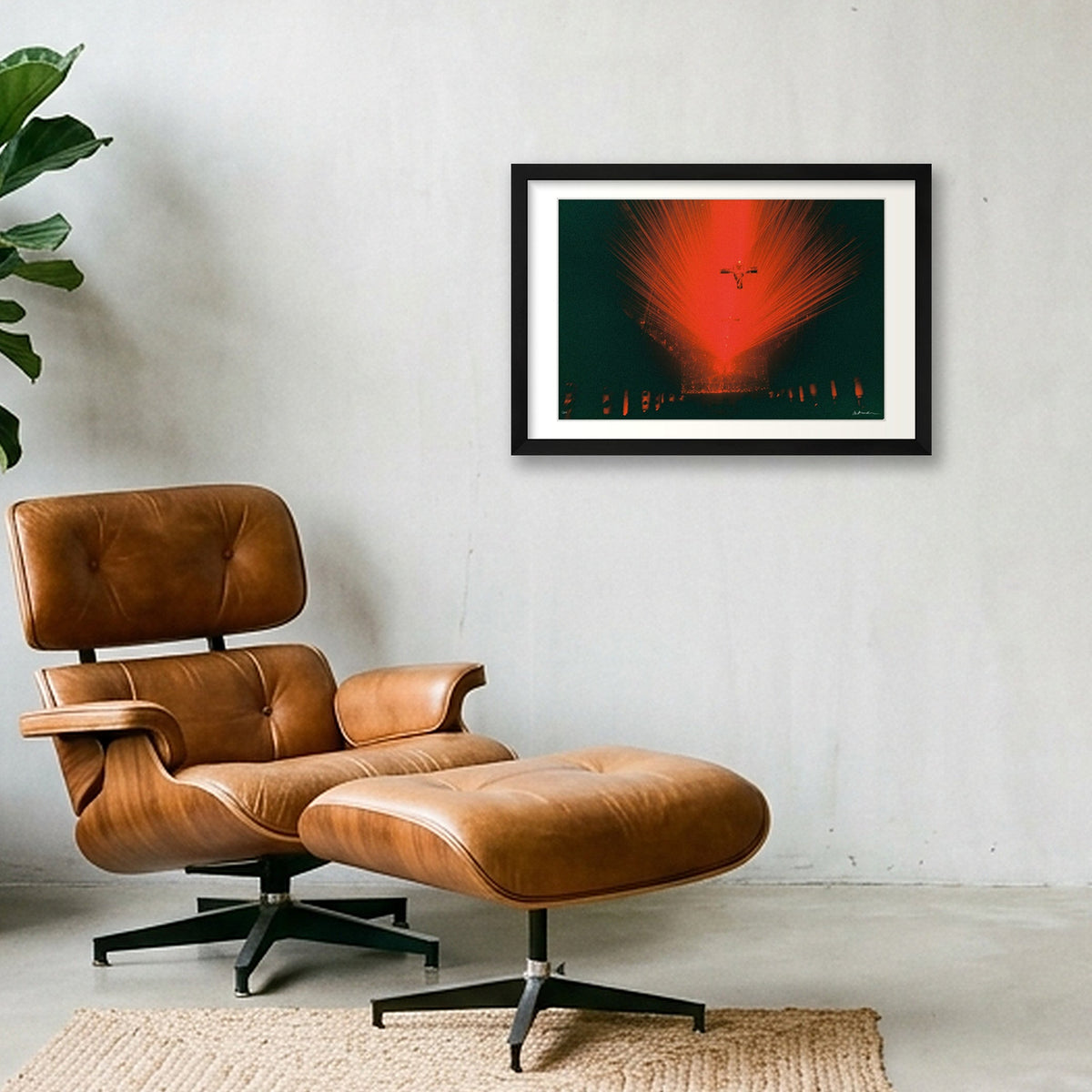 CROSS ANGEL — 45×30cm, 18×12" Black Frame
