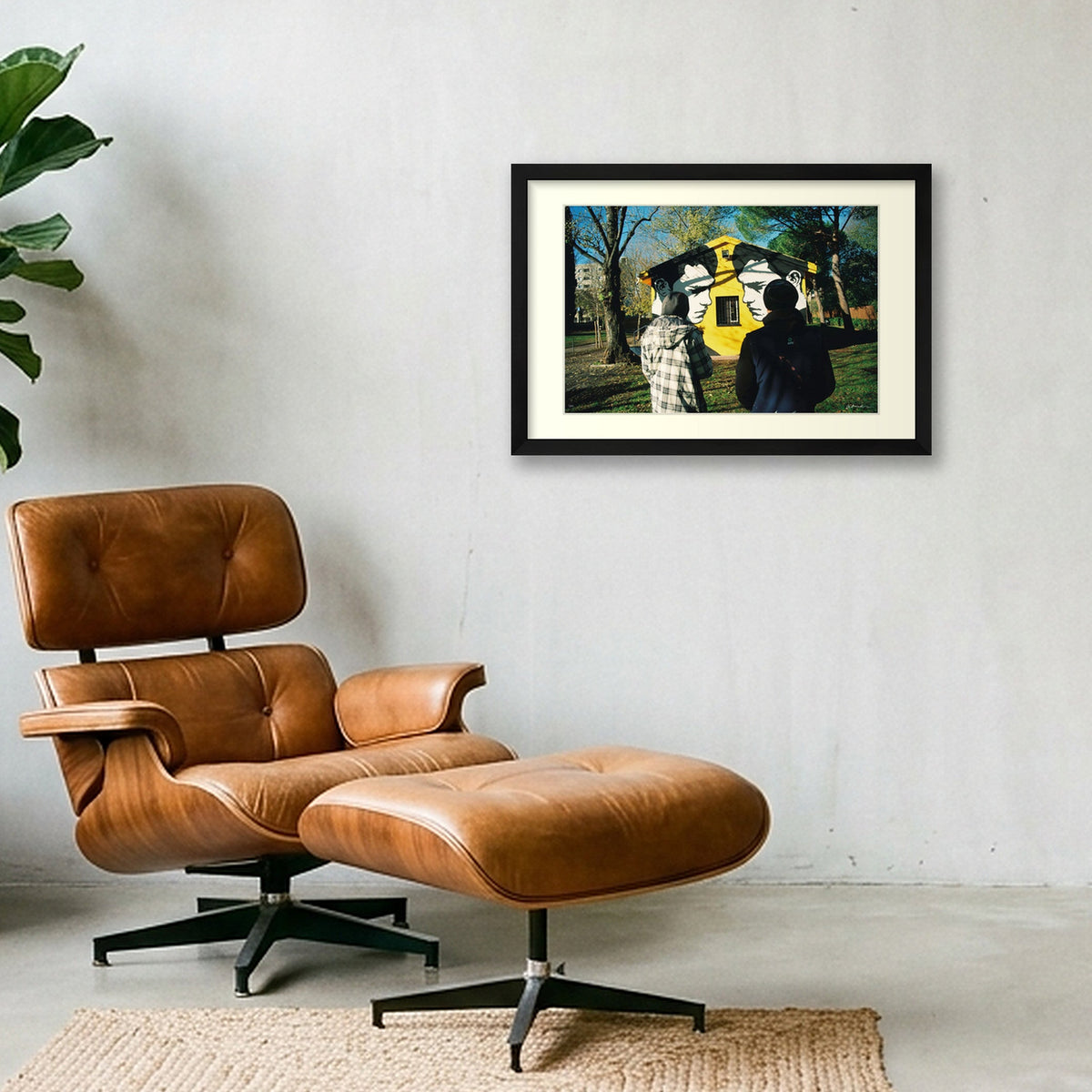BROTHERS OF THE NOW — 45×30cm, 18×12" Black Frame