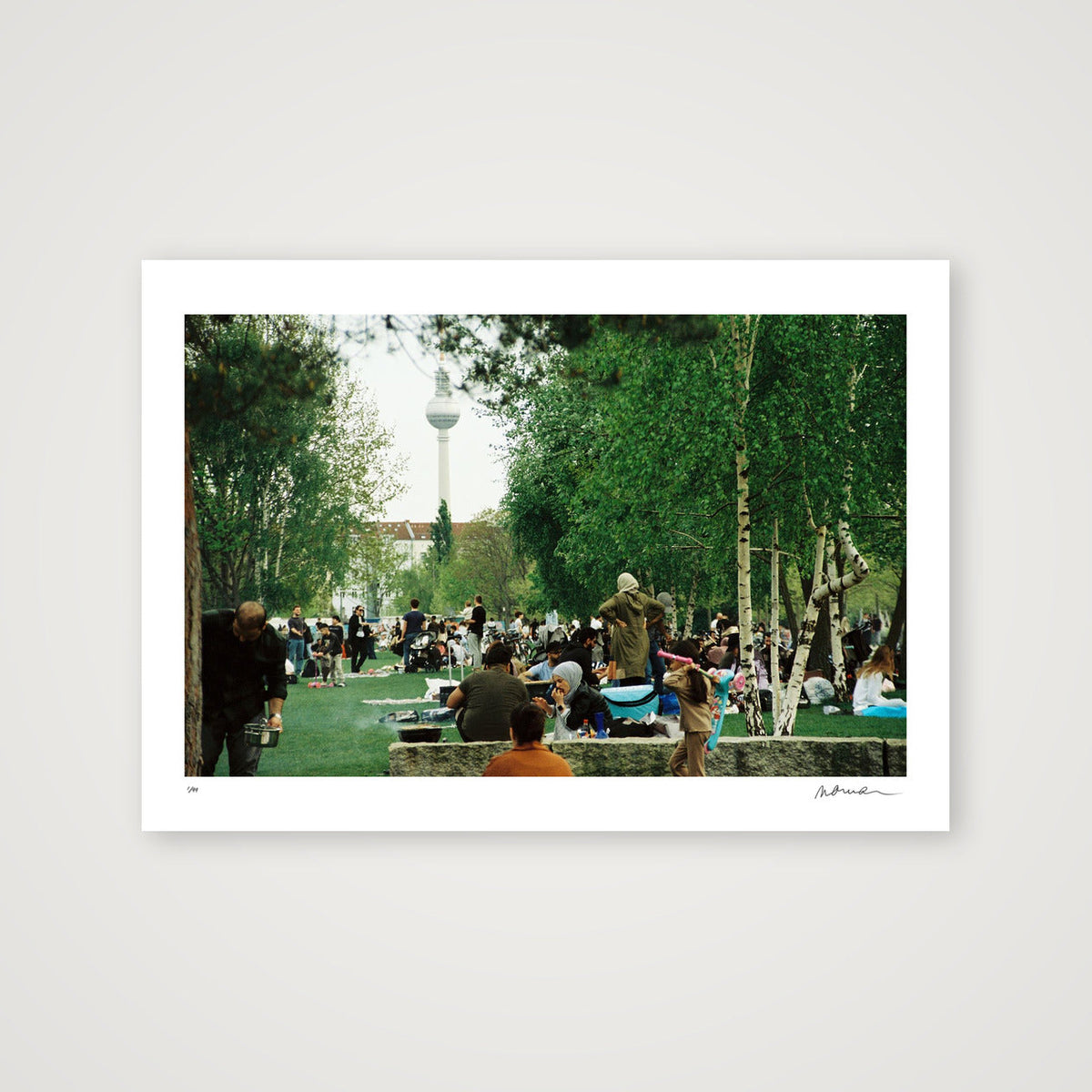 MAUER POWER — A4 (30×21cm, 12×8") Print only