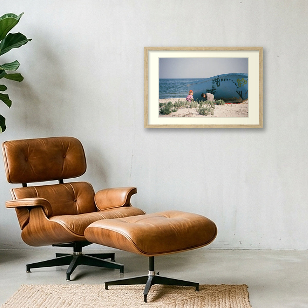 BEST FRIENDS — 45×30cm, 18×12" Oak Frame