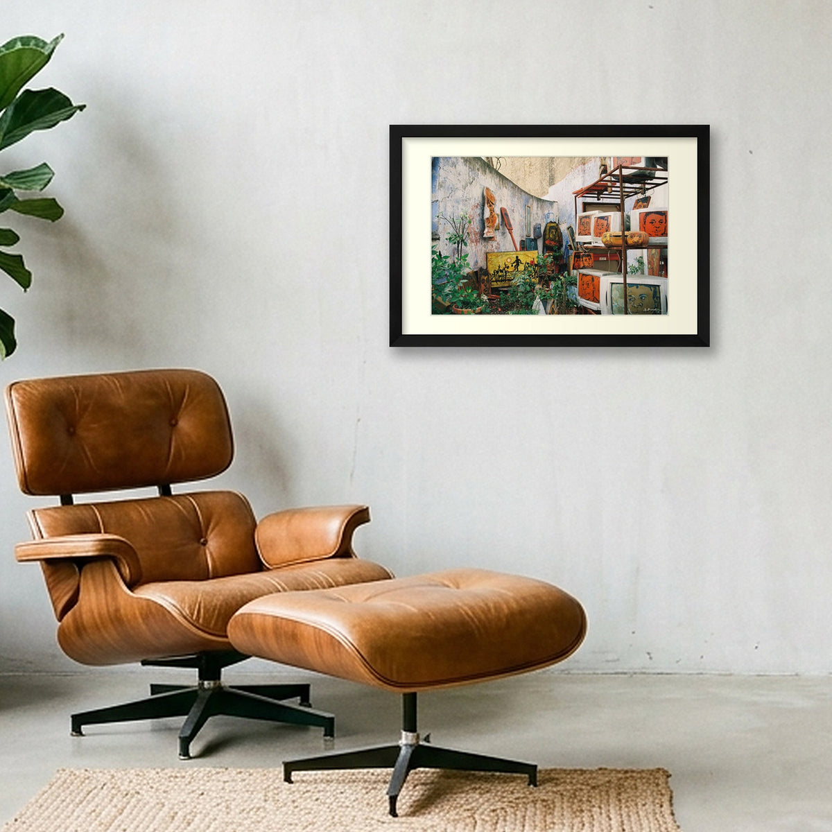 QUEERINDIGO — 45×30cm, 18×12" Black Frame