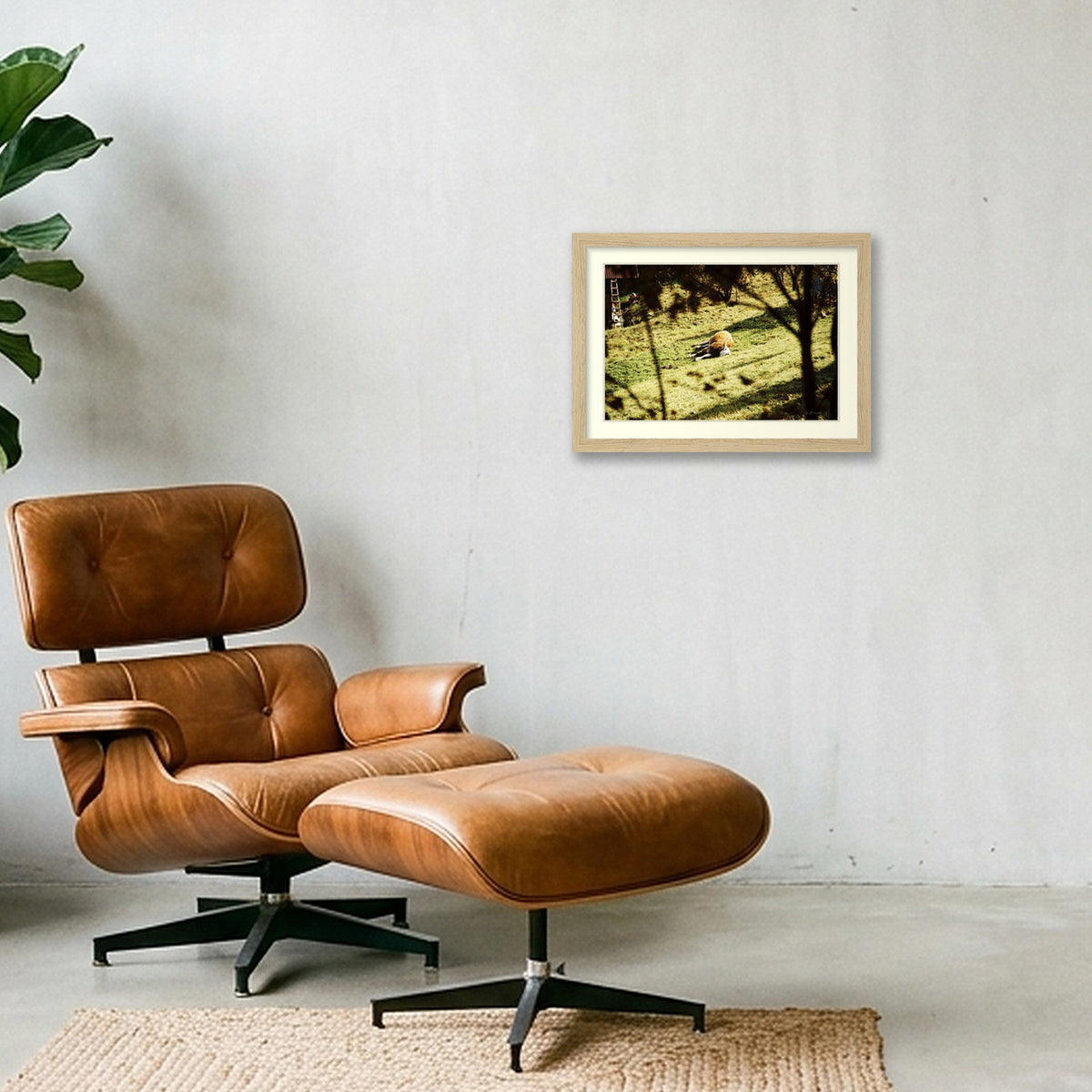 PLACE LIKE THIS — A4 (30×21cm, 12×8") Oak Frame