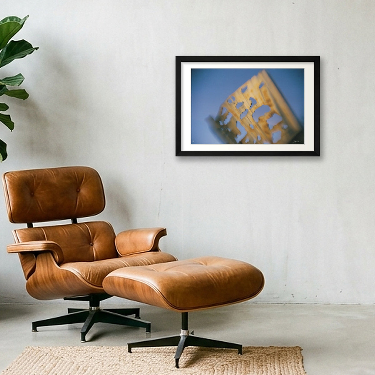 MOTION STATIC — 45×30cm, 18×12" Black Frame