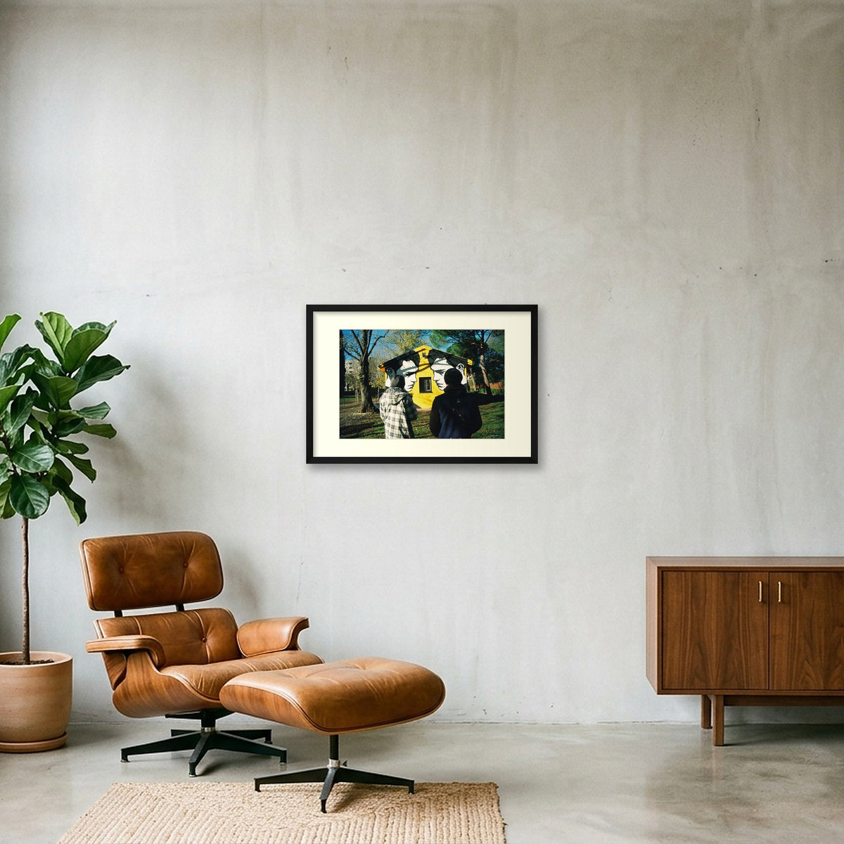 BROTHERS OF THE NOW — 60×40cm, 24×16" Black Frame