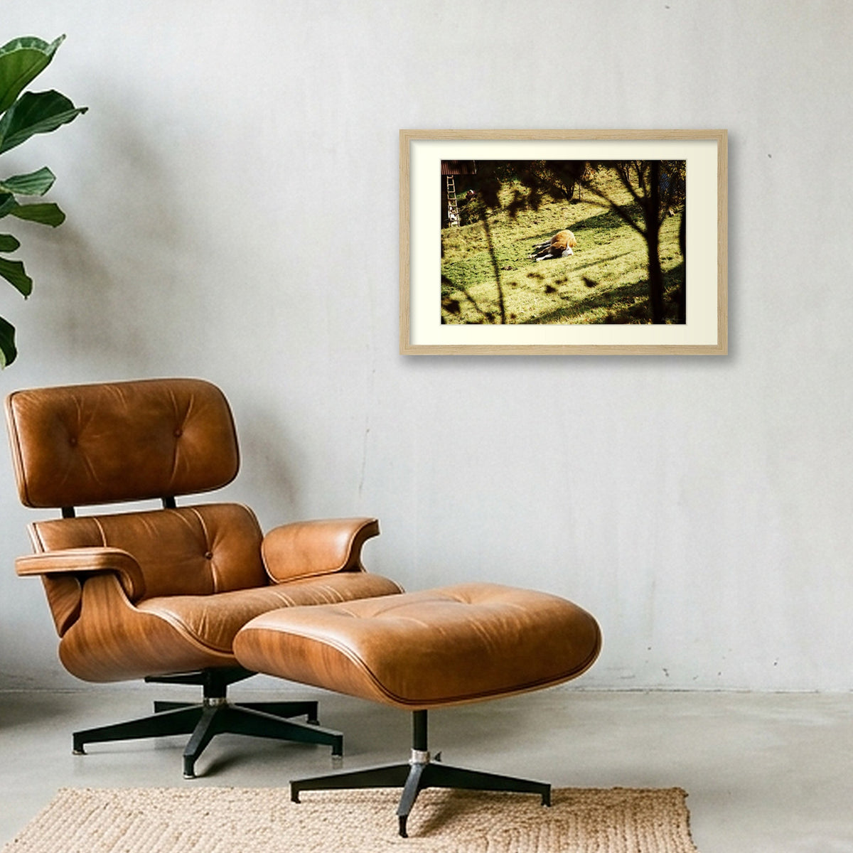 PLACE LIKE THIS — 45×30cm, 18×12" Oak Frame