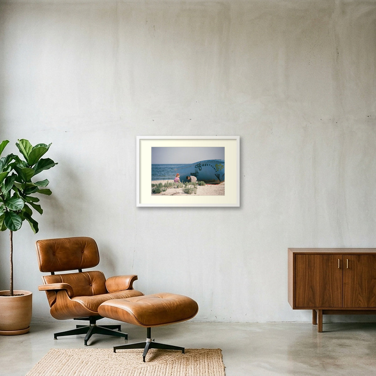 BEST FRIENDS — 60×40cm, 24×16" White Frame