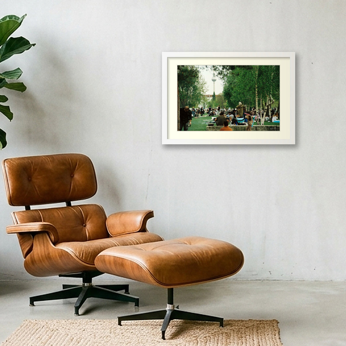 MAUER POWER — 45×30cm, 18×12" White Frame