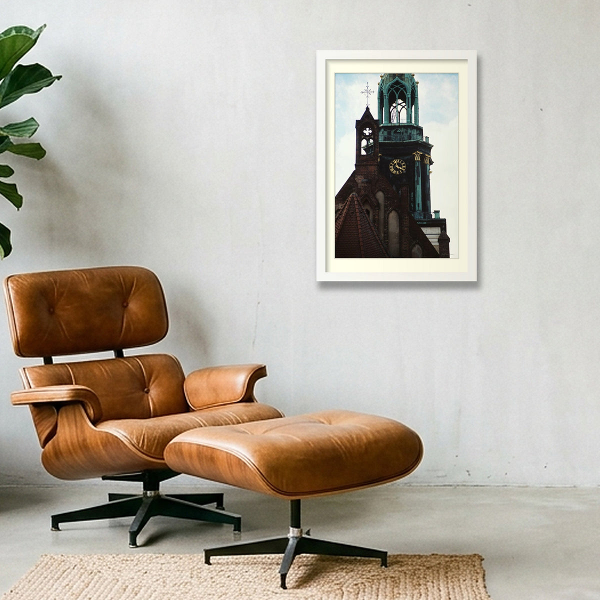 UNIVERSAL TIMING — 30×45cm, 12×18" White Frame