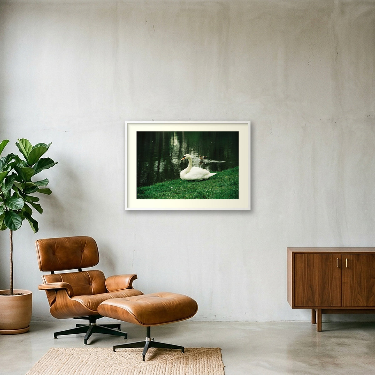 NATURE SPEAKS — 100×70cm, 39×28" White Frame