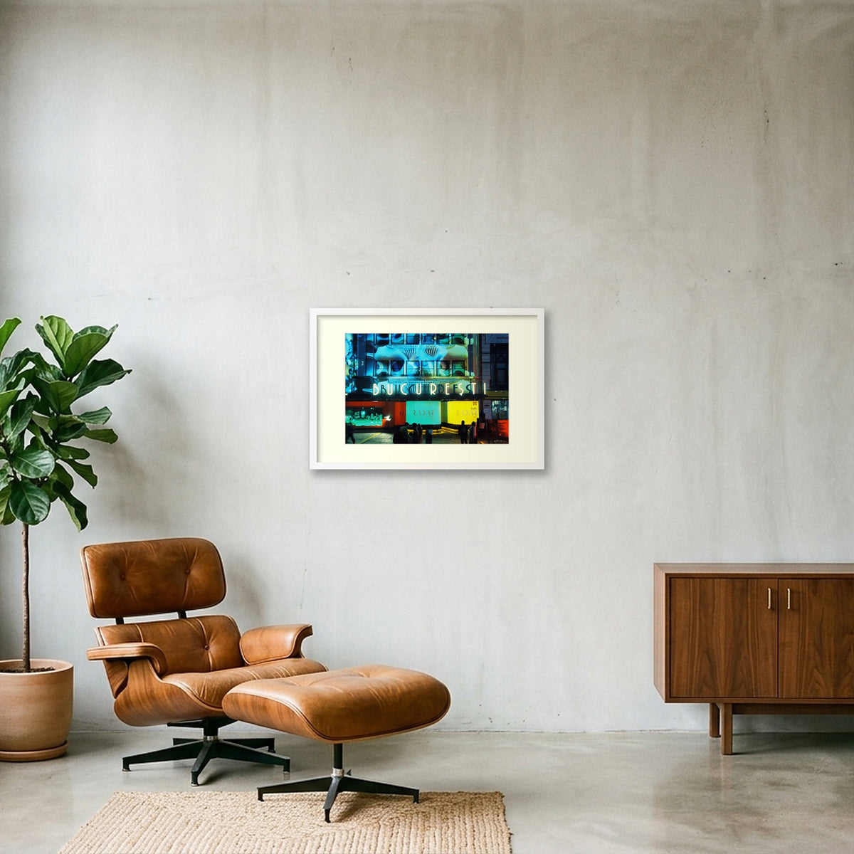 META — 60×40cm, 24×16" White Frame
