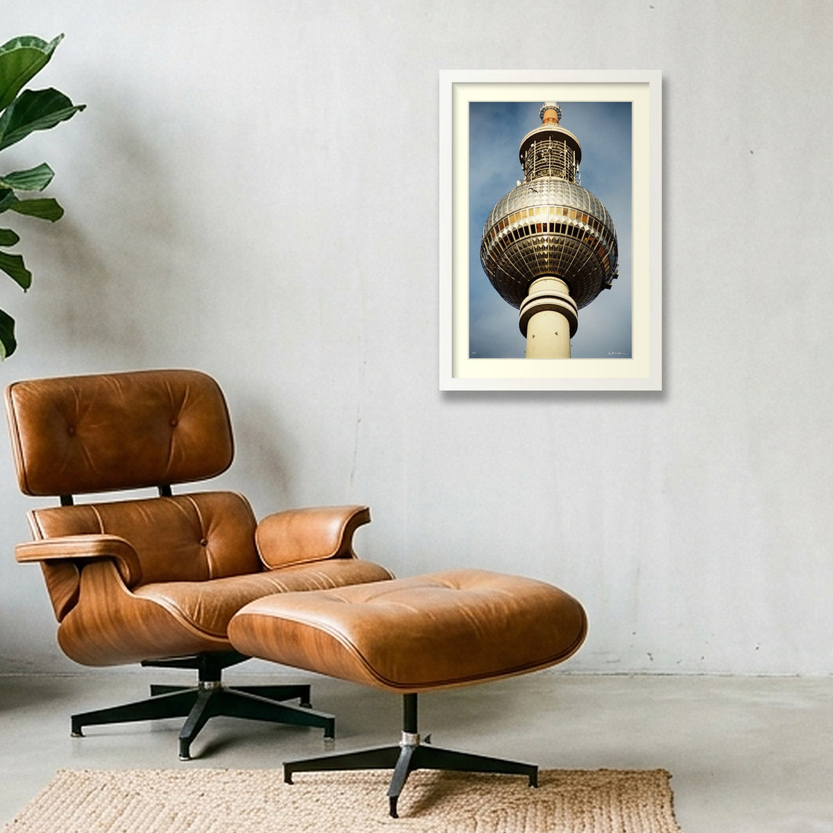 OKTOBERLIN — 30×45cm, 12×18" White Frame