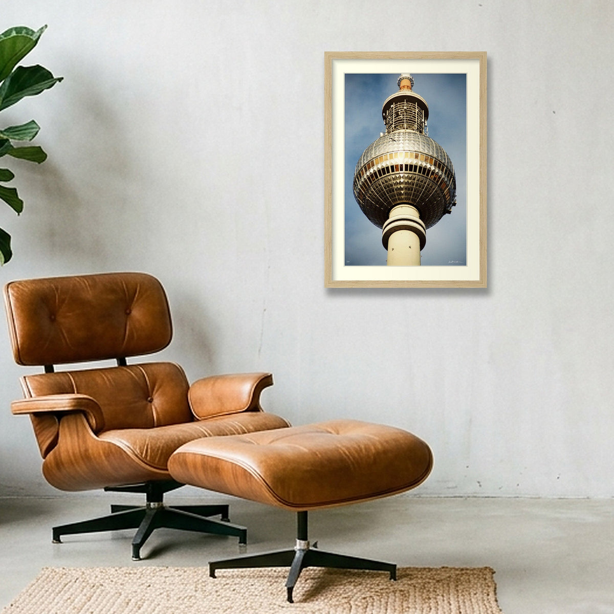 OKTOBERLIN — 30×45cm, 12×18" Oak Frame