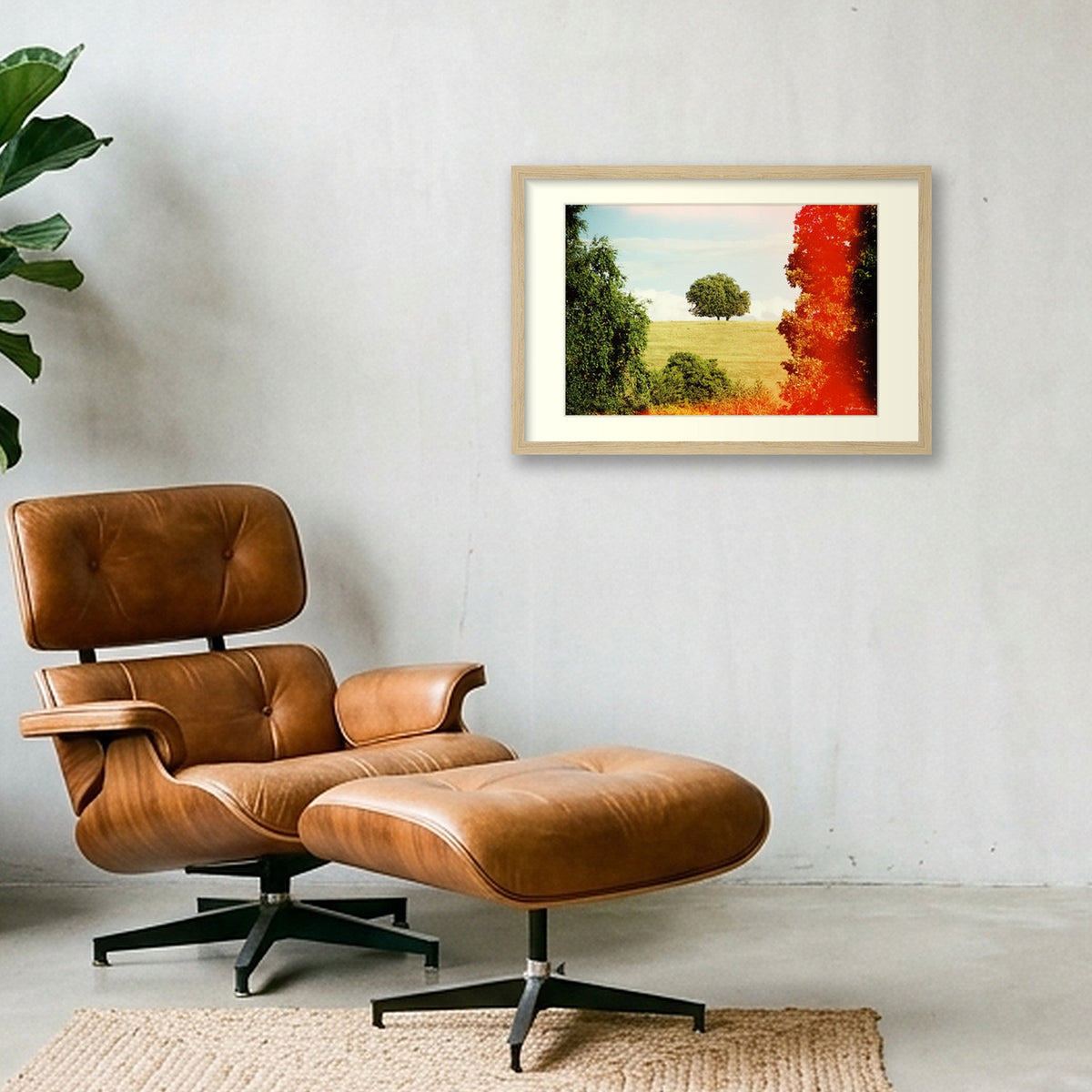 ROOT DEEP — 45×30cm, 18×12" Oak Frame