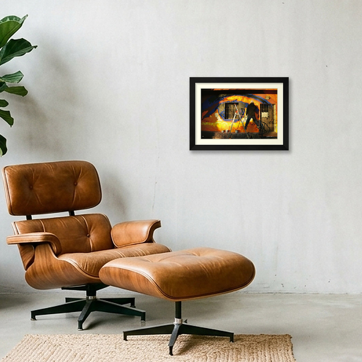 BALANCING ACT — A4 (30×21cm, 12×8") Black Frame